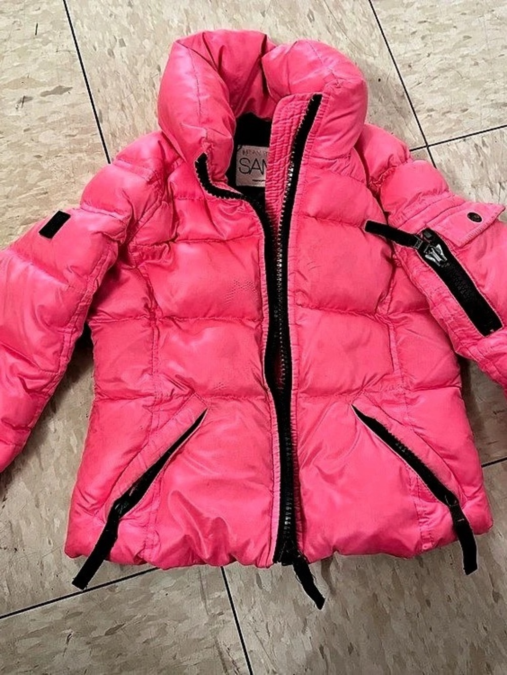 SAM. Freestyle Down Puffer Jacket. Pink